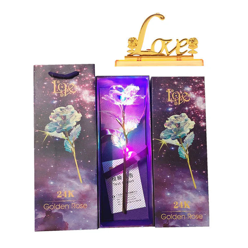 Colourful Galaxy Rose - an Eternal Sign of Love