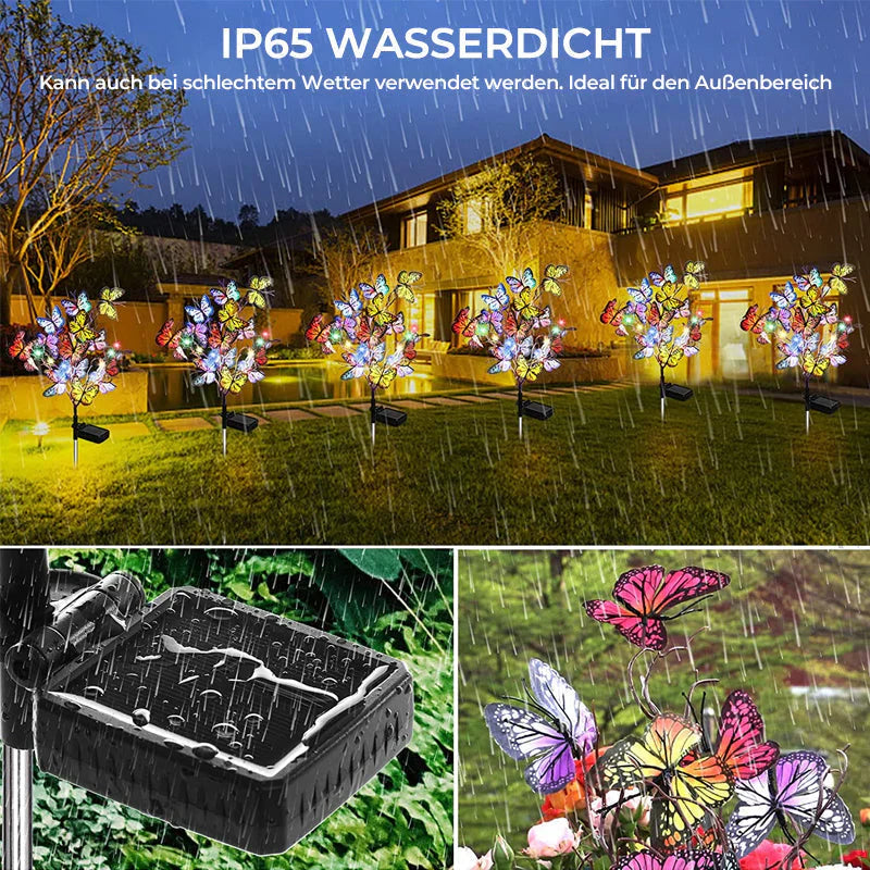 Solar Butterfly Lights for the Garden
