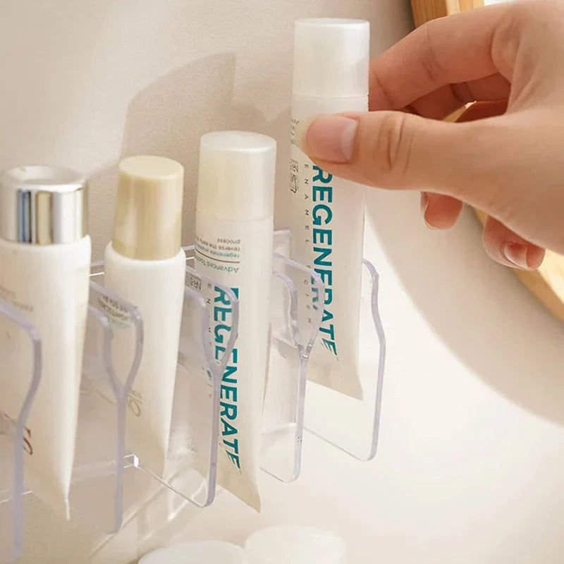 Wall - Mounted Cosmetics Shelf - Practical Storage for Care Products