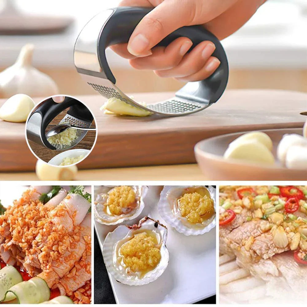 Garlic - power - Ergonomic Stainless Steel Garlic Press