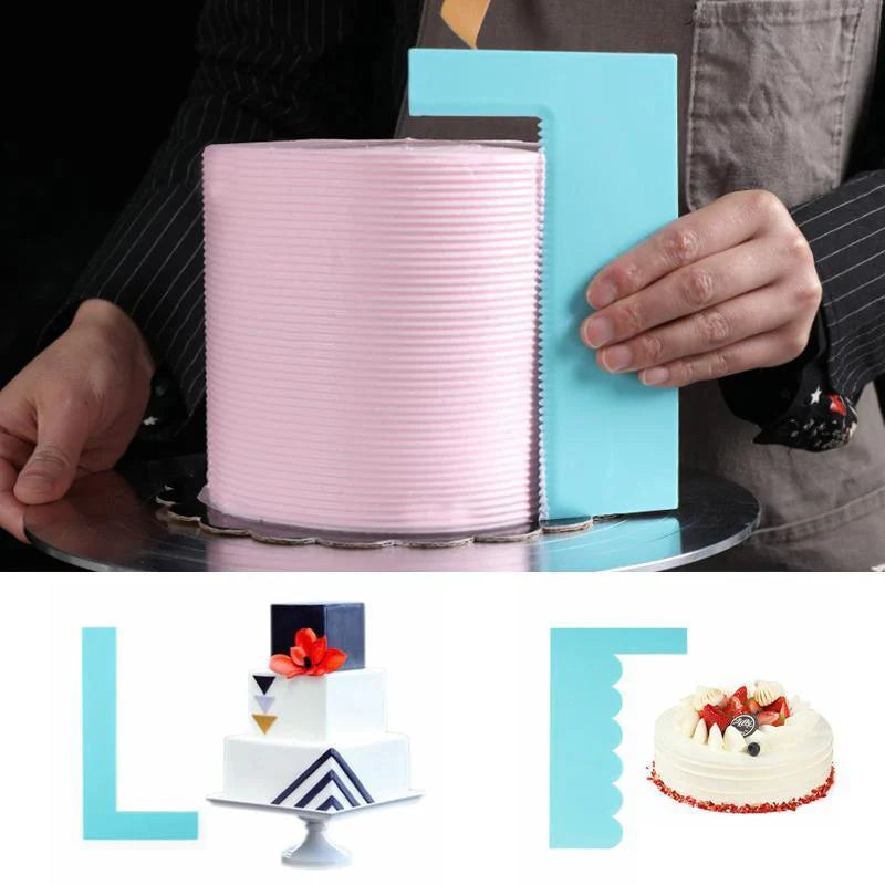 Set of 8 Cake Decorating Scrapers