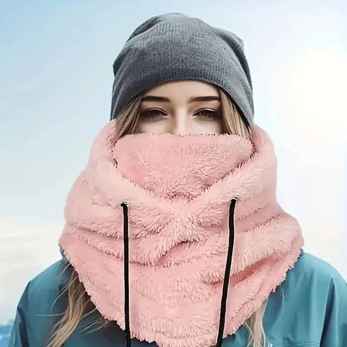 Fleece Outdoor Hood with Multiple Functions
