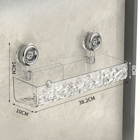 Suction cup corner shelf