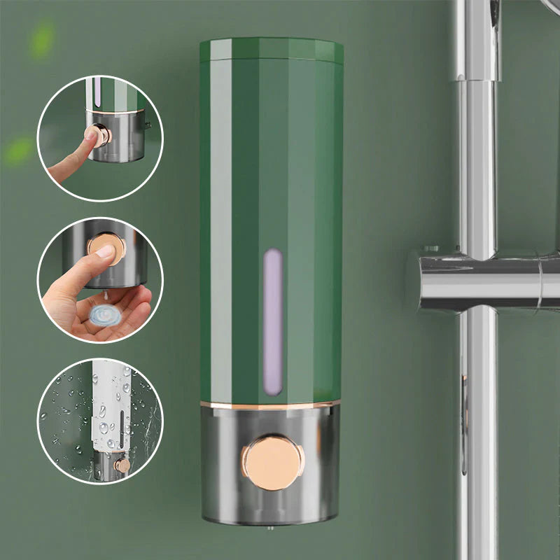 Wall - Mounted Liquid Soap Dispenser with Pump Mechanism