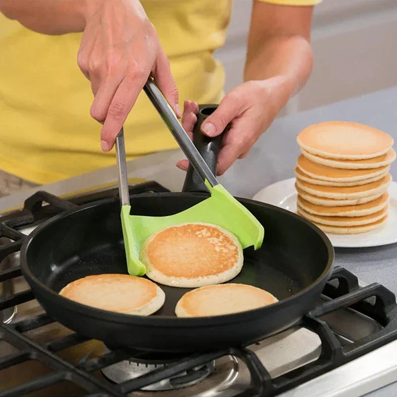 2 - In-1 Spatula & Tongs - Simply Turn Around