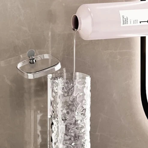 Flexible Wall - Mounted Soap Dispenser with Suction Cup