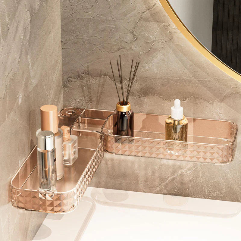 Rotatable Corner Wall Shelf - Space - Saving Storage