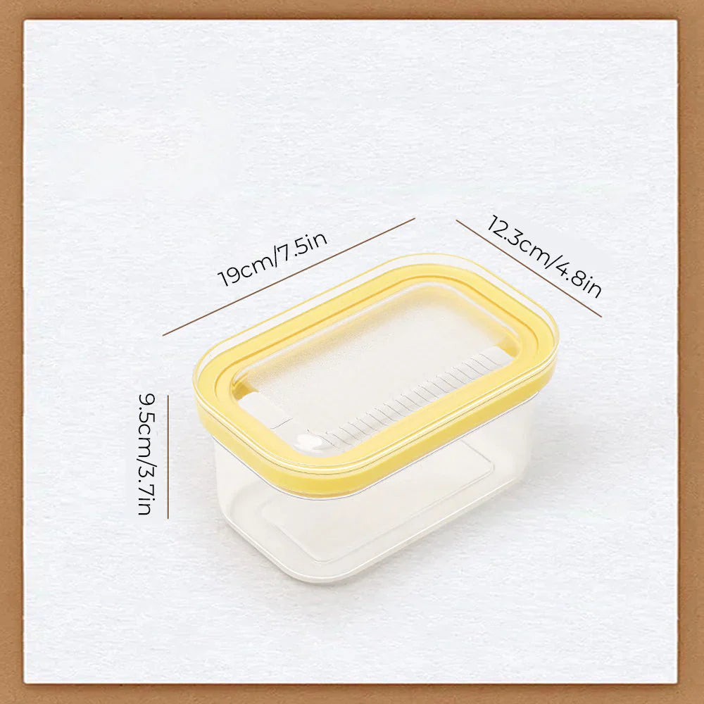 Butter Dish with Integrated Cutting System
