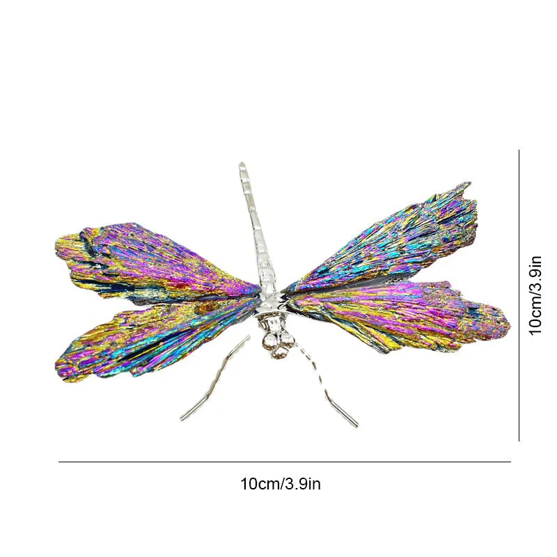 Colourful Crystal Dragonfly Decoration