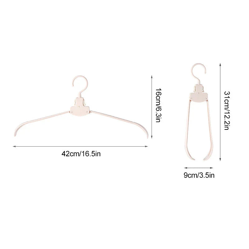 Folding Travel Clothes Hanger - Perfect for Travelling!