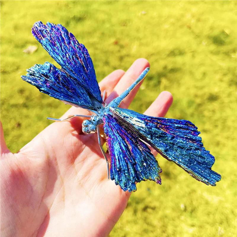 Colourful Crystal Dragonfly Decoration