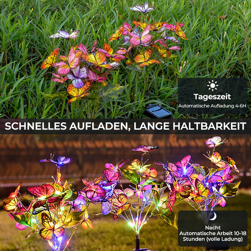 Solar Butterfly Lights for the Garden