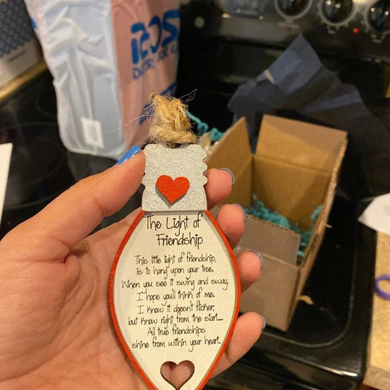 Christmas Friendship Pendant - a Sign of True Solidarity!