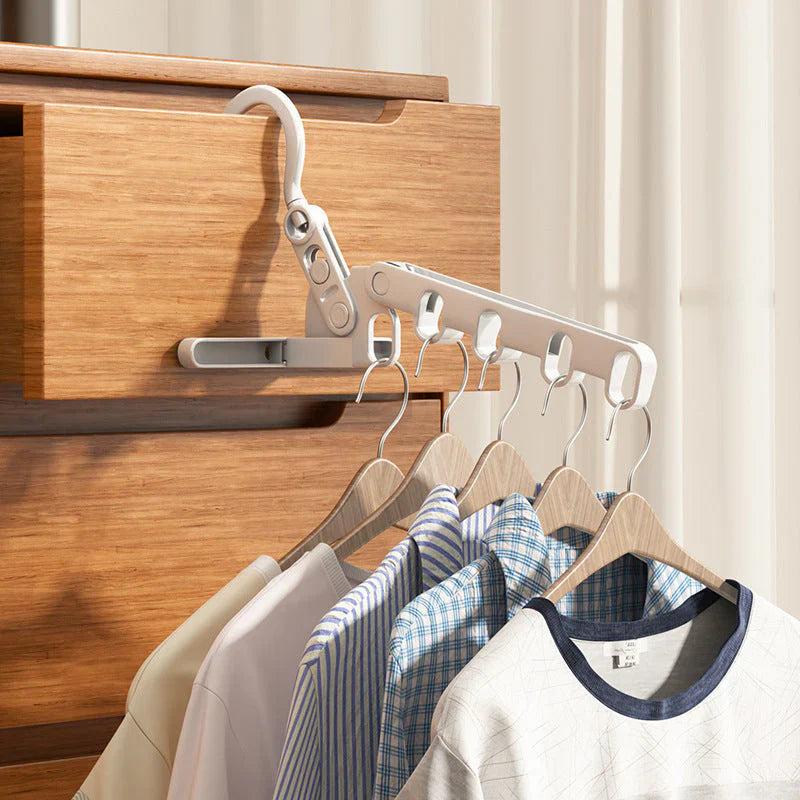 Foldable Travel Clothes Hanger for Space - Saving Storage