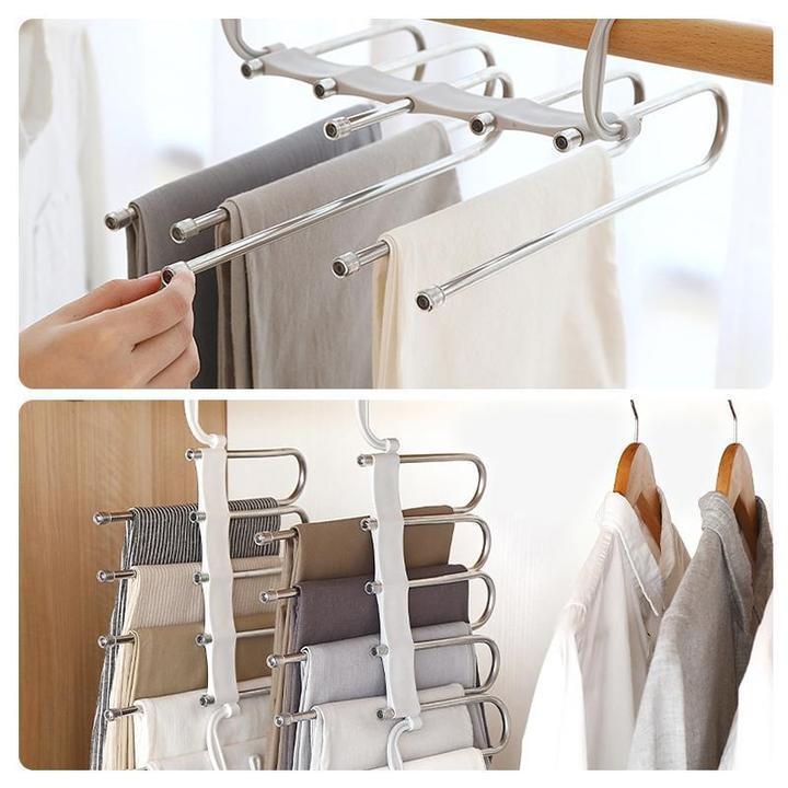 Space - Saving Trouser Hanger - More Organisation in the Wardrobe!