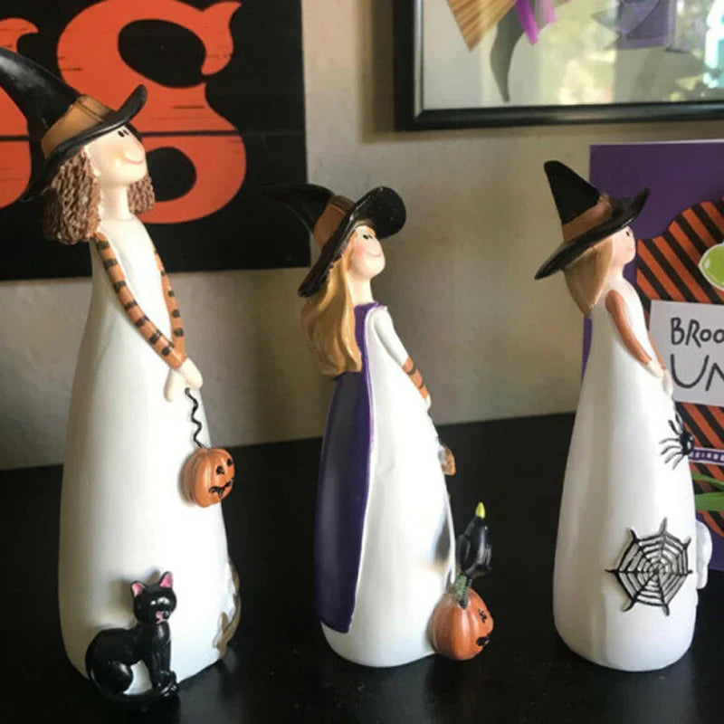 Magical Witch Figurine - Decoration for Halloween