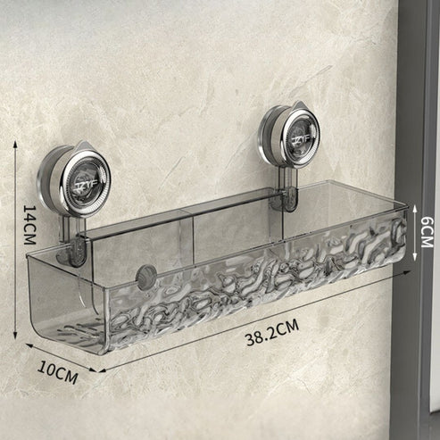 Suction cup corner shelf