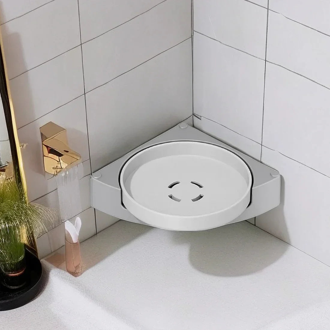 Rotatable Shower Shelf