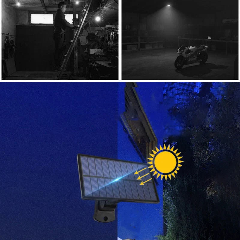 Solar Wall Light with Motion Detector and Remote Control