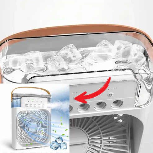 Compact Mini Cooler with Light and Timer