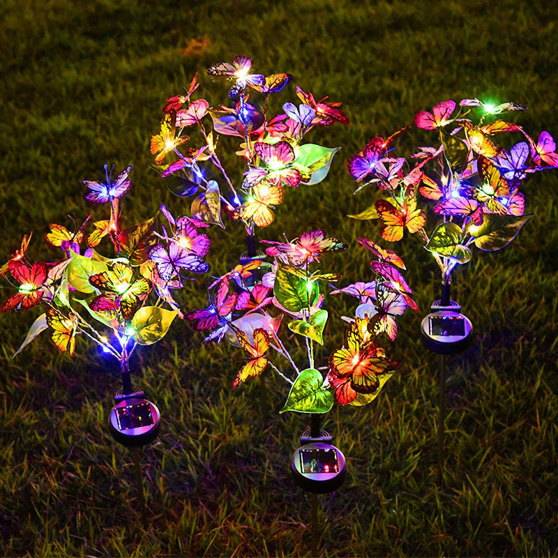 Solar Butterfly Lights for the Garden