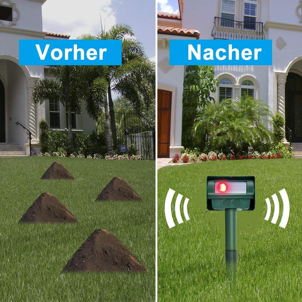 Solar Animal Repellent - Environmentally Friendly, Safe and Effective