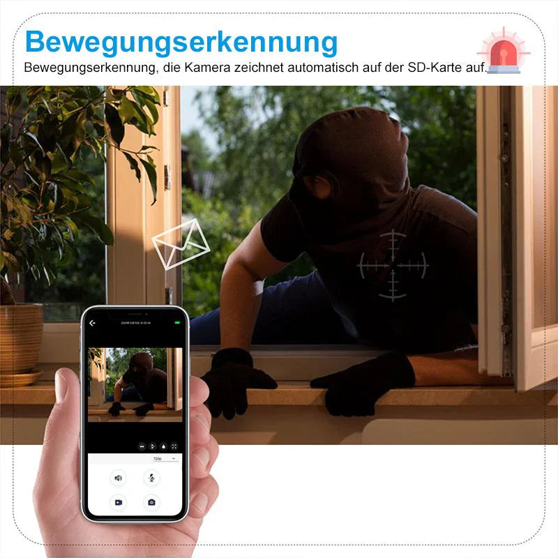 Smart Wireless Surveillance Camera with Integrated Lamp
