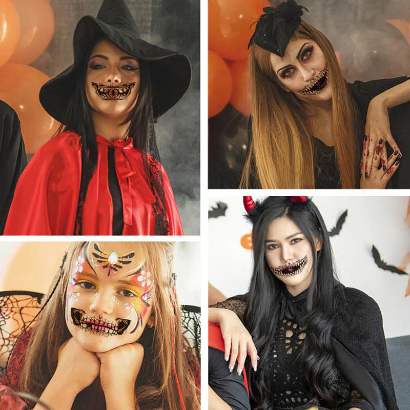 Halloween Joke Tattoos - 10 Temporary Scary Stickers