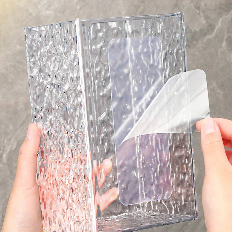 Multifunctional Tissue Box " Frostglanz " - Elegant Storage Solution