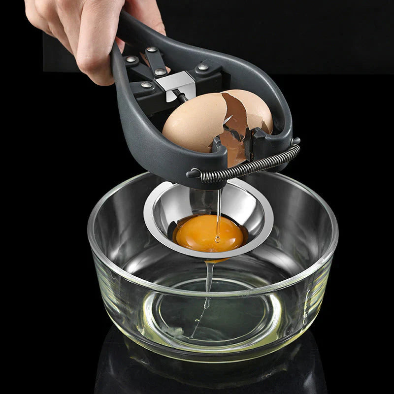 Stainless Steel Egg Opener - Perfect Separation of Egg White & Yolk