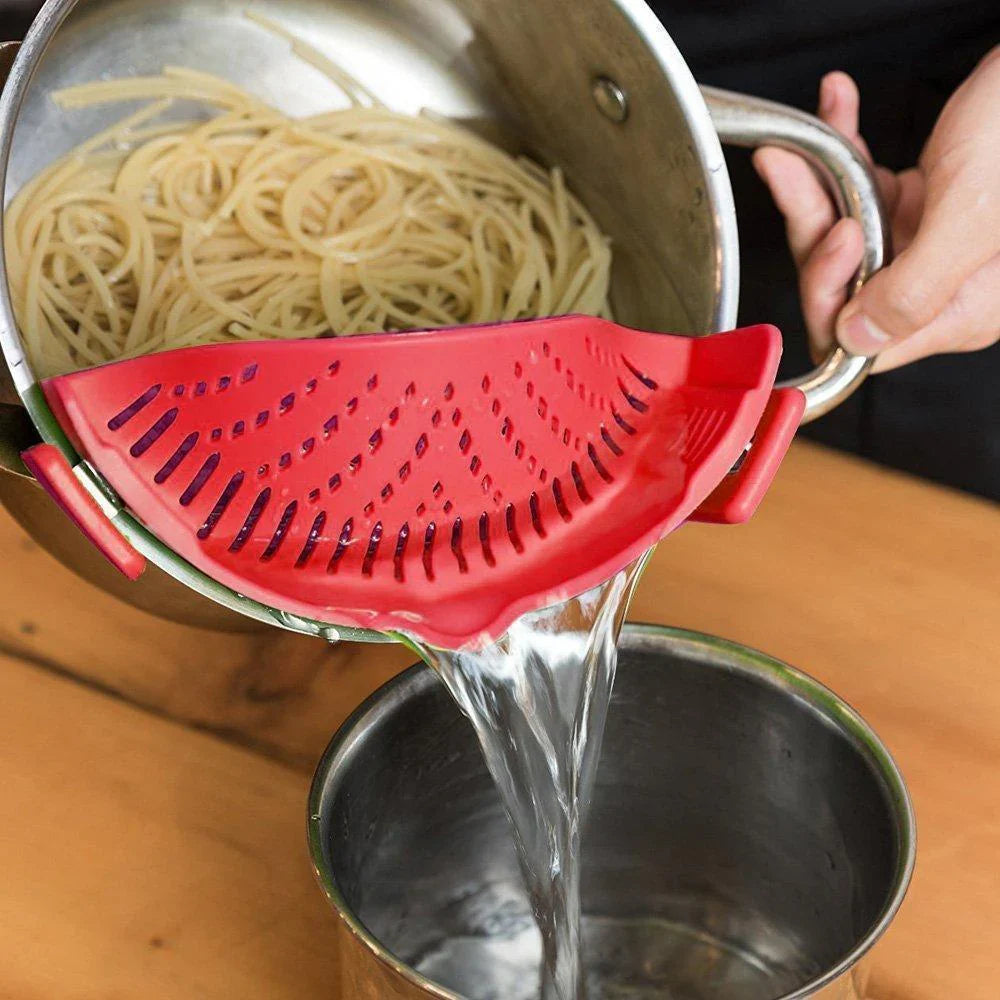 Innovative Silicone Sieve Adapter for Pots and Pans