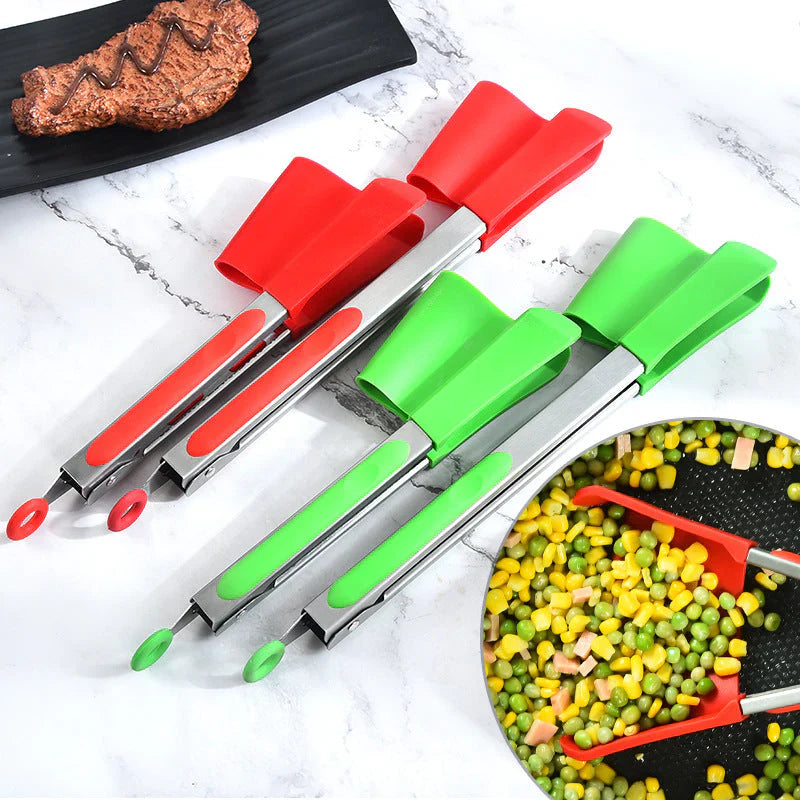 2 - In-1 Spatula & Tongs - Simply Turn Around