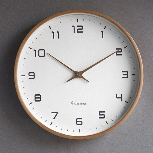 Scandinavian Wooden Wall Clock