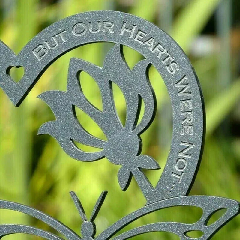 Memory Butterfly Decoration with Heart