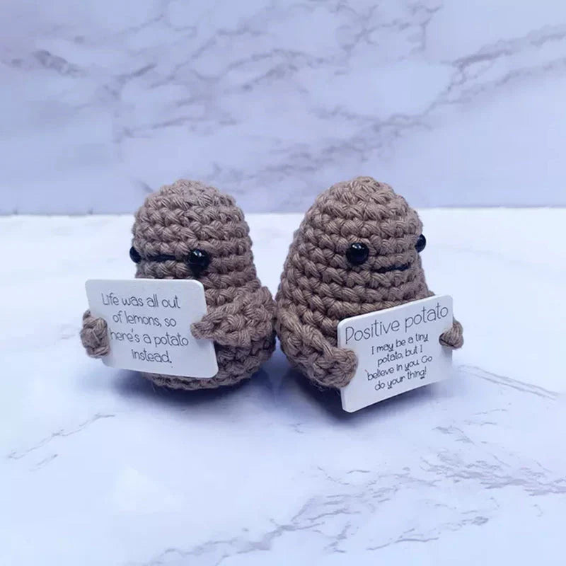 Happy Lucky Potato - Knitted Cuddly Gift