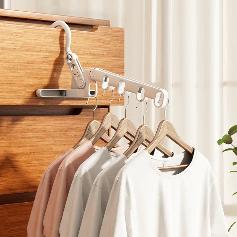 Foldable Travel Clothes Hanger for Space - Saving Storage