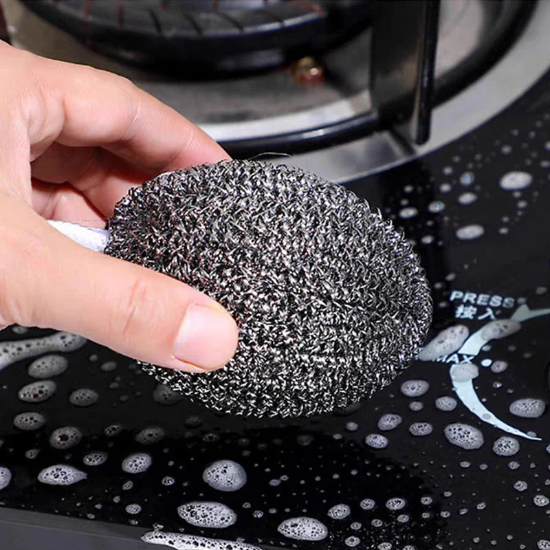 Stainless Steel Flushing Ball with Retaining Loop
