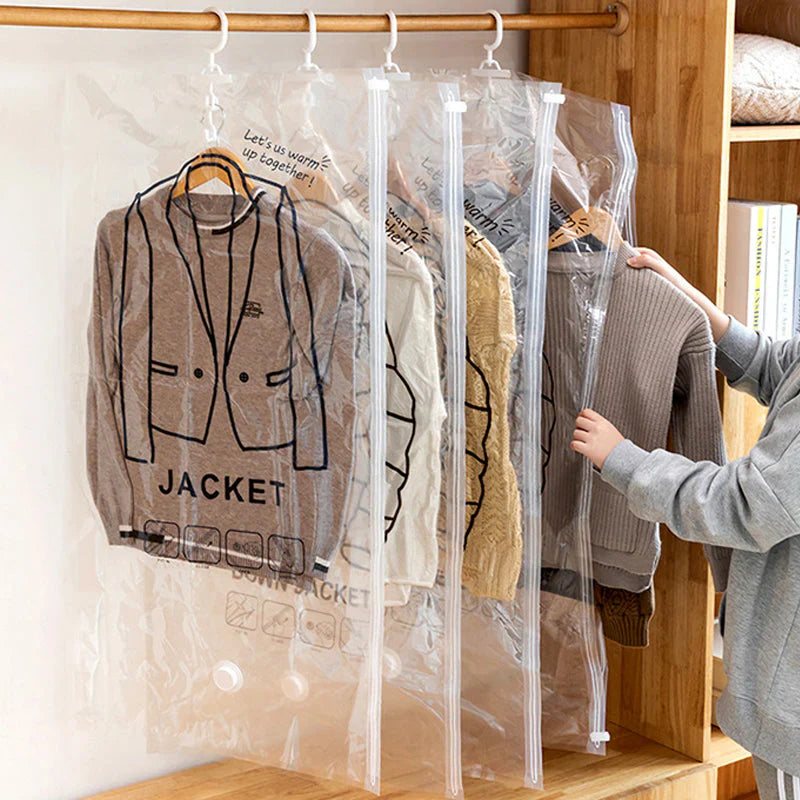 Hanging Garment Vacuum Storage Bags