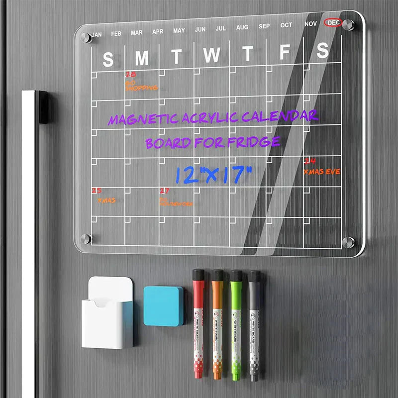 Magnetic Fridge Planner with Memo Set