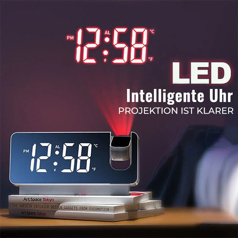 Zeitwurf - Digital Projection Clock for Wall & Ceiling
