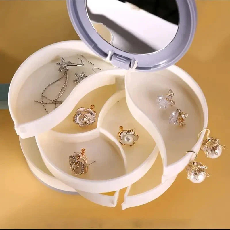 Rotatable Jewellery Storage Unit with Multiple Levels