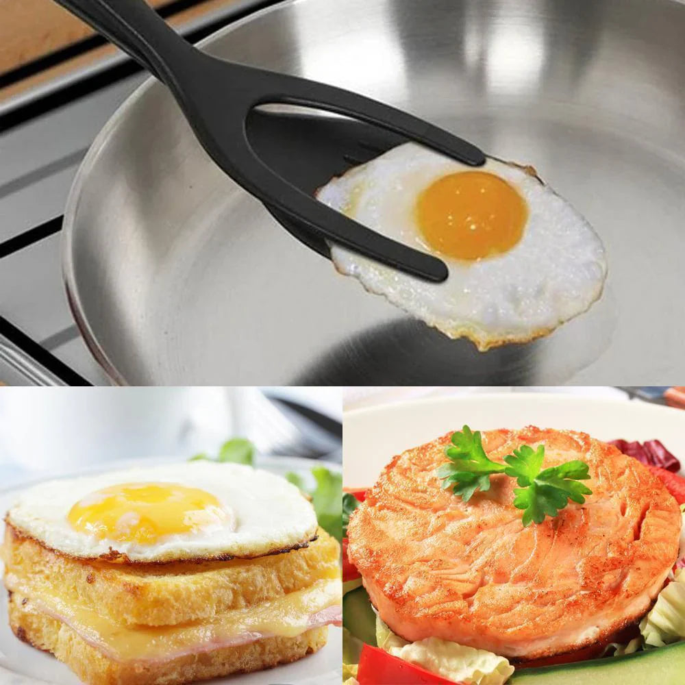 Multifunctional Kitchen Helper - Tongs and Spatula in One