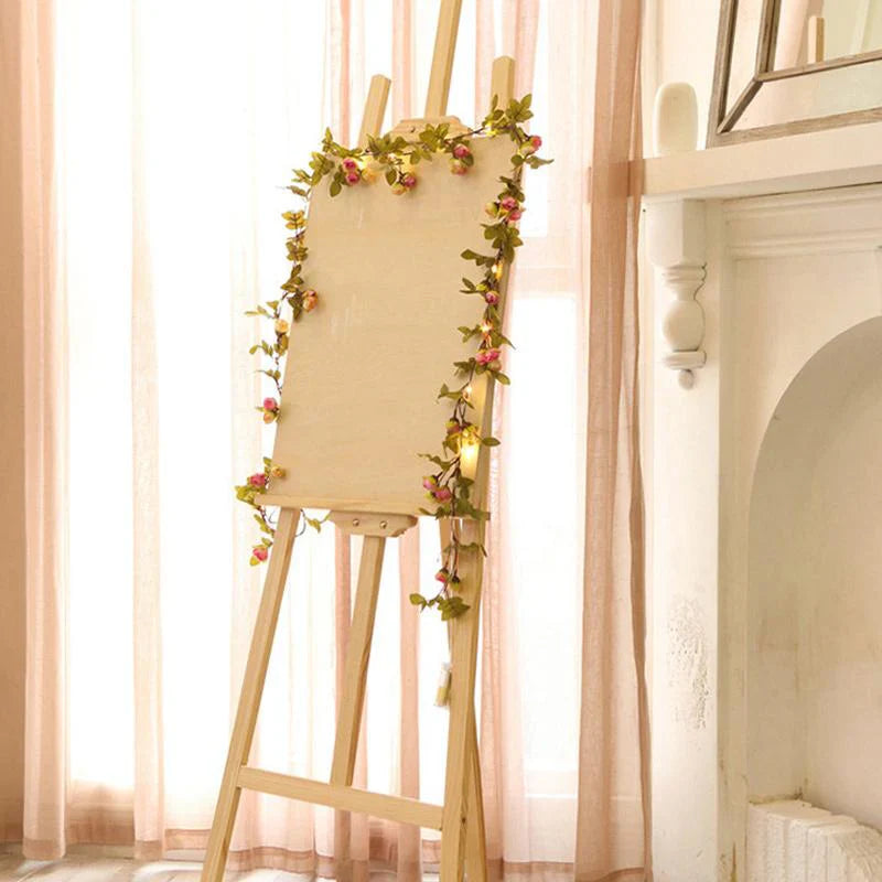Solar - Powered Rattan Fairy Lights - Atmospheric Light for Your Home