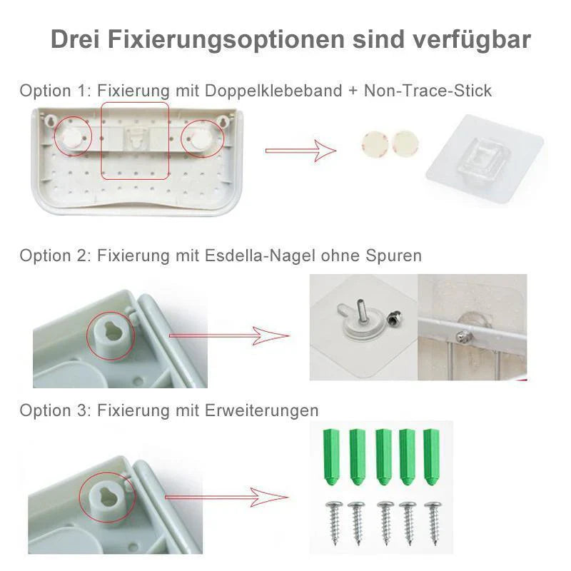 Wall Shelf for Shoes with Integrated Holder