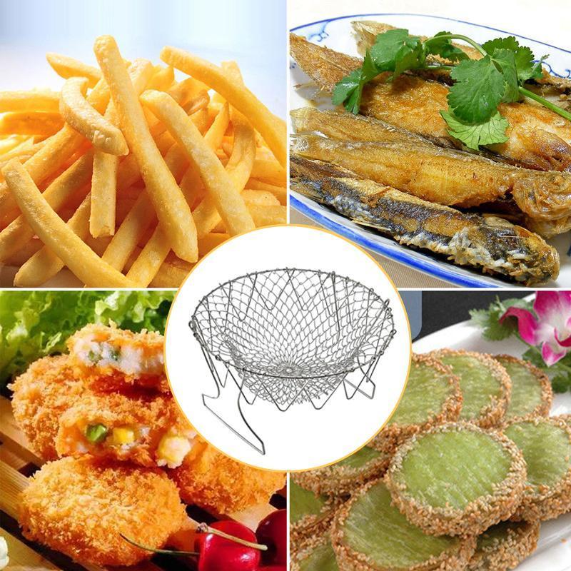 Foldable Stainless Steel Kitchen Strainer