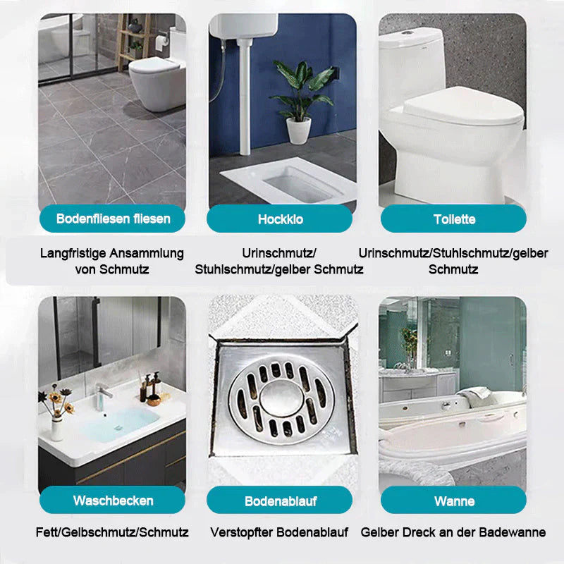 Active Foam Toilet Cleaner with Oxygen Power - Effective Cleaning Without Effort