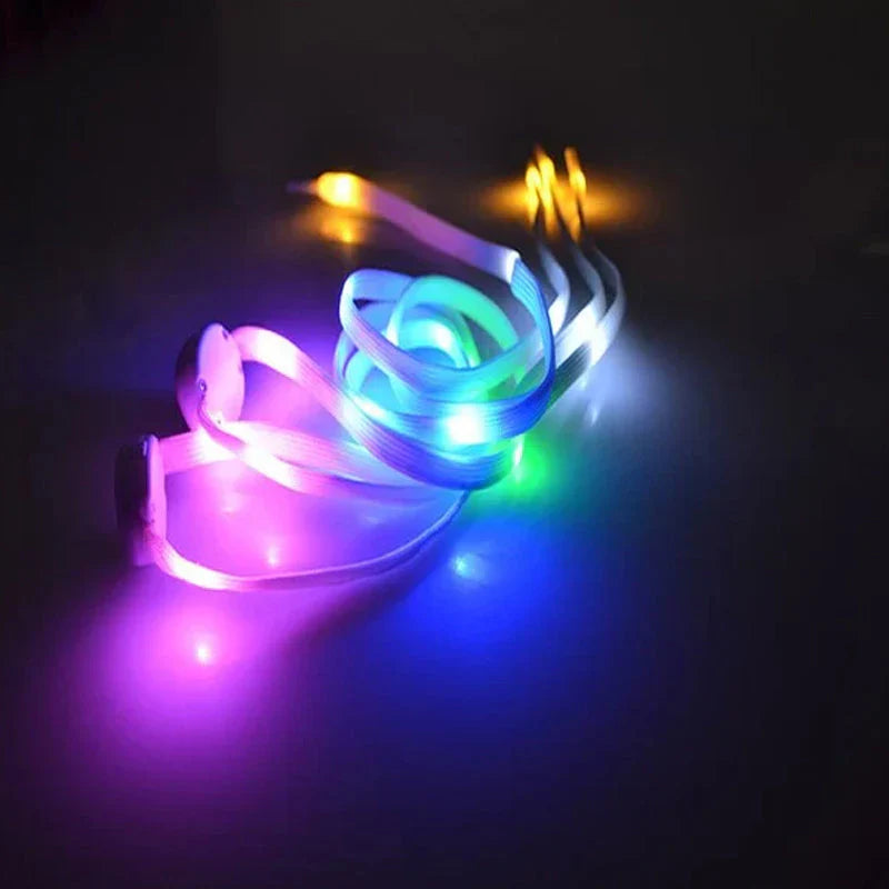 Luminous Led Laces - for a Radiant Appearance at Night