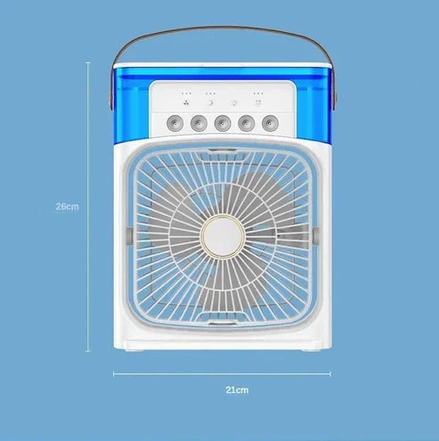 Compact Mini Cooler with Light and Timer