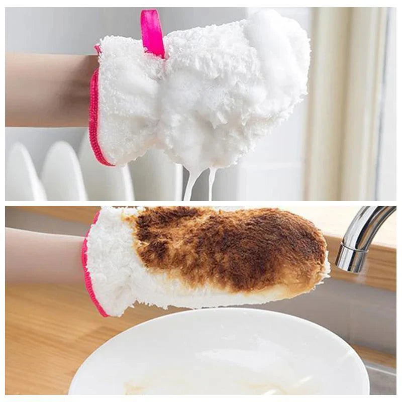 Waterproof Bamboo Fibre Gloves for Household & Kitchen