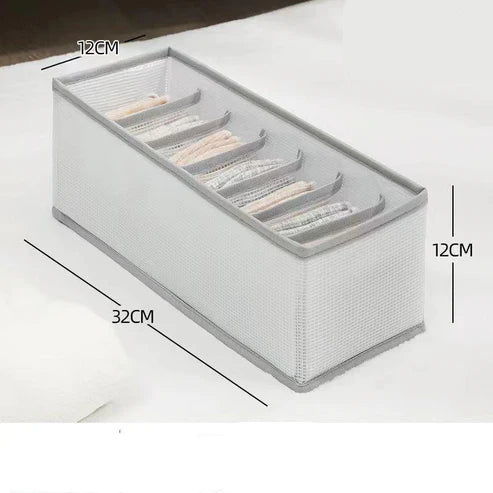 Foldable Storage Box with Compartments